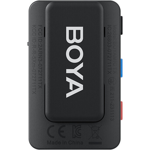 Boya BOYAMIC 3-In-1 Wireless Microphone with Onboard Recording - 4